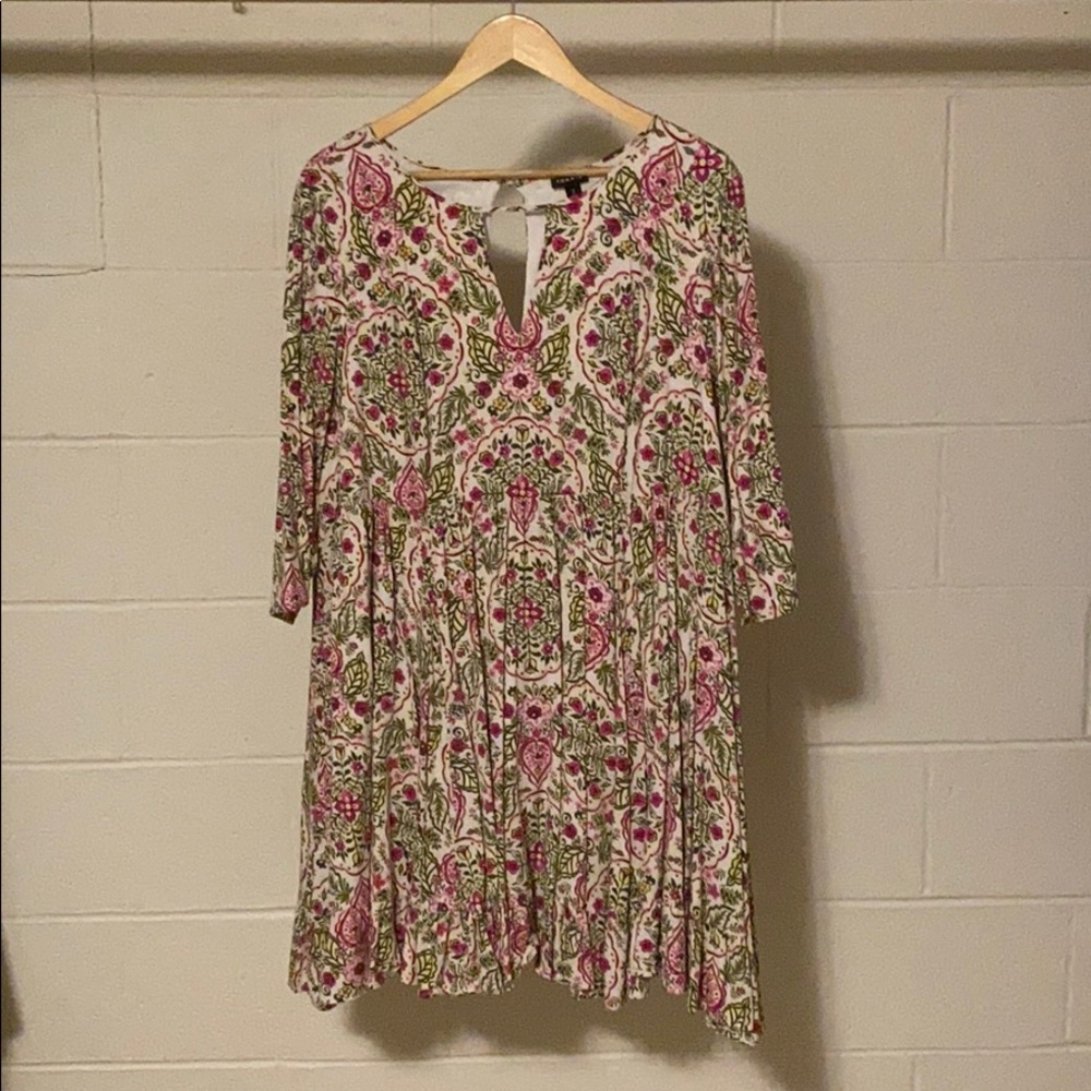 Keyhole floral torrid dress